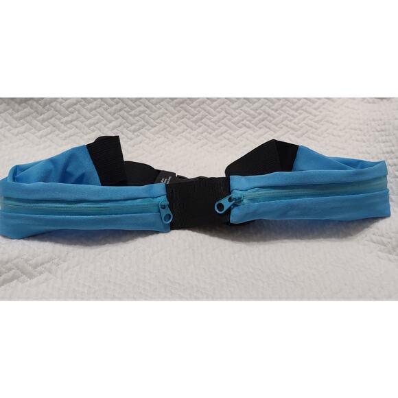Sakar blue Fanny pack athletic running fashion active waist with pockets - Picture 1 of 4